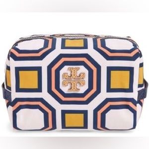 Tory Burch Octagon Print Cosmetics Bag
